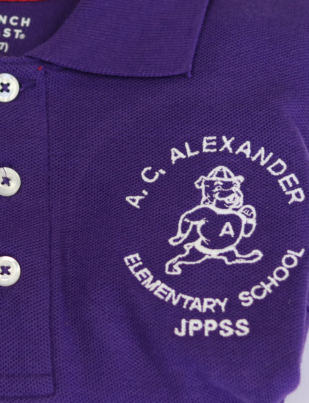 A.C. Alexander Elementary Polo Youth Purple French Toast