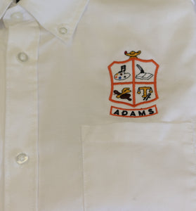 John Q. Adams Middle Oxford-half sleeve Youth White French Toast