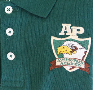 Airline Park Elementary Polo Youth Green Gildan