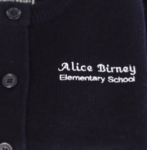 Alice Birney Elementary Cardigan Youth Navy French Toast