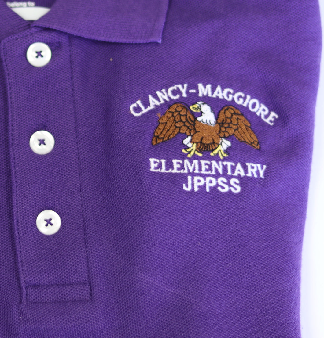 Clancy-Maggiore Elementary Polo Youth Purple French Toast