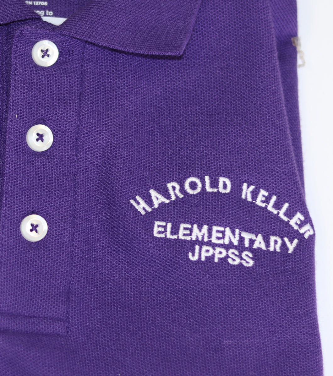 Harold Keller Elementary Polo Youth Purple French Toast