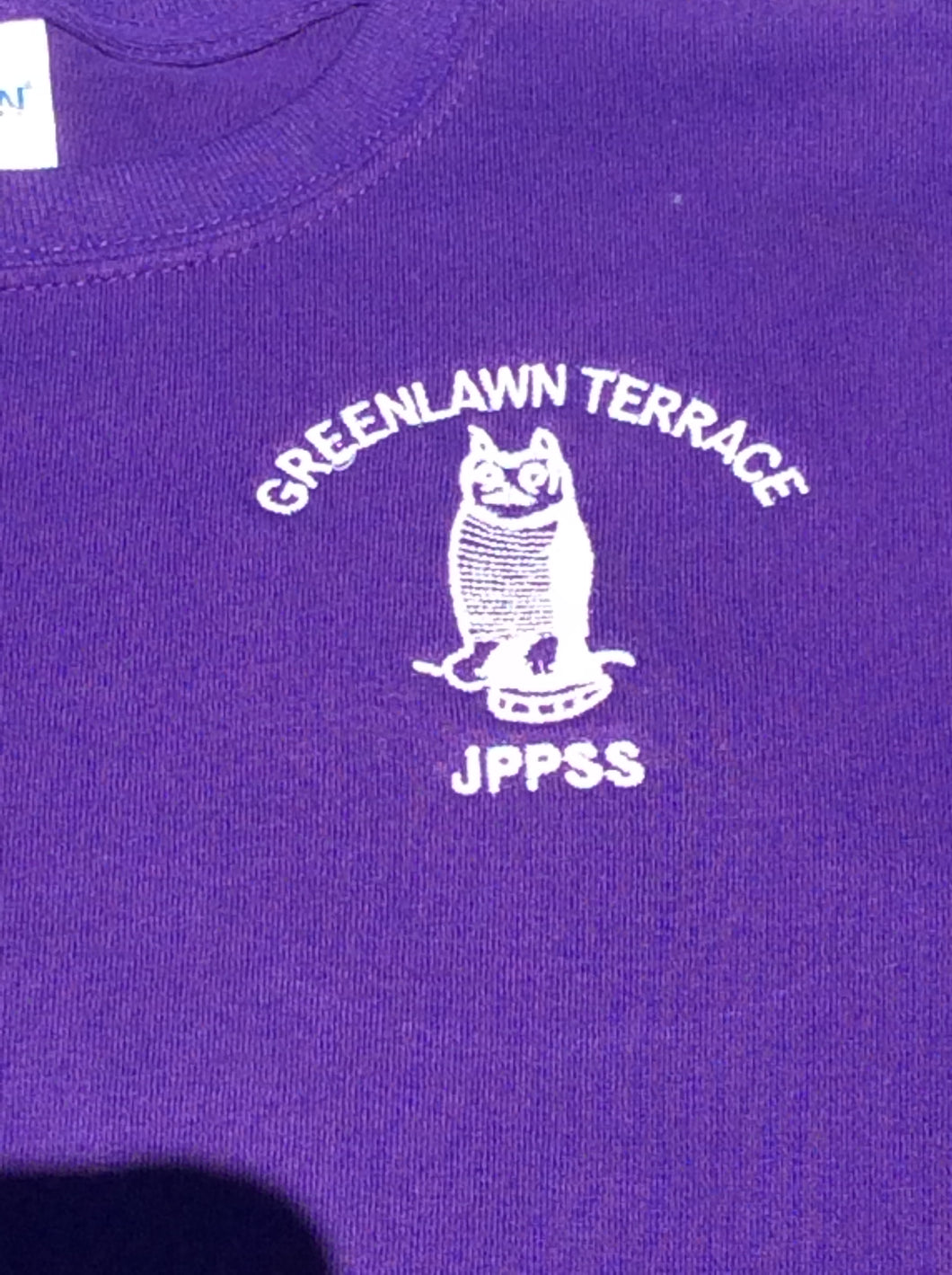 Greenlawn Terrace Elementary Sweatshirt Youth Purple Gildan