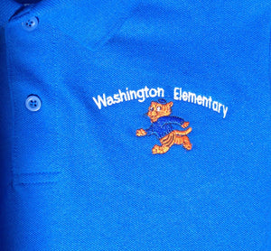 Washington Elementary Polo Youth Blue Gildan