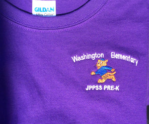 Washington Elementary T-shirt Youth Purple Gildan Pre-K