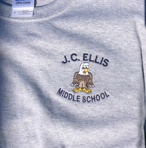 J.C. Ellis Middle T-shirt Adult Gray Gildan