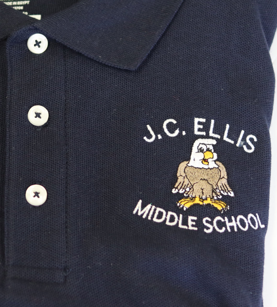 J.C. Ellis Middle Polo Youth Navy French Toast