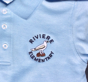 Marie Riviere Elementary Polo Youth Light Blue French Toast