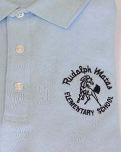 Rudolph Matas Elementary Polo Youth Light Blue Gildan