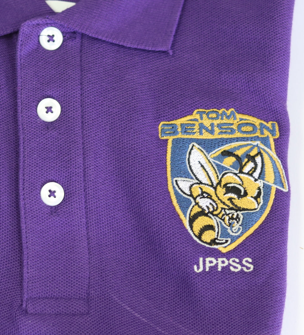 Tom Benson Polo Youth Purple French Toast